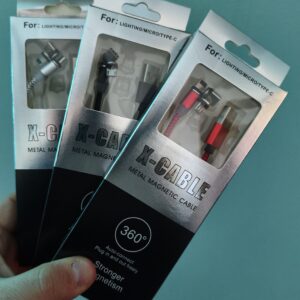 Cable con Iman Micro usb - Tipo C y Iphone