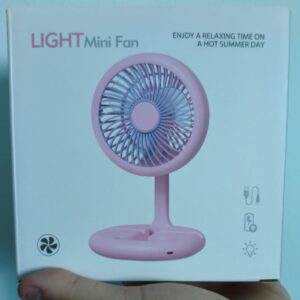 Ventilador de Mano con Luz - 2 velocidades