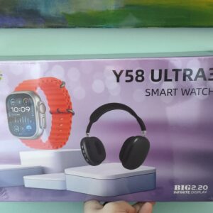 Set Auricular Bluetooth + Smart Watch Y58 Ultra 3