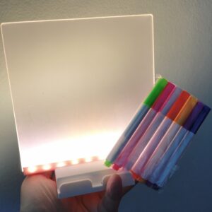 Pizarra con Luz Led 15x15