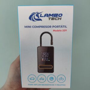 Inflador Portátil Inalambrico con Linterna