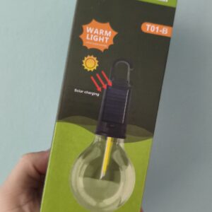 Foco Recargable con Panel Solar